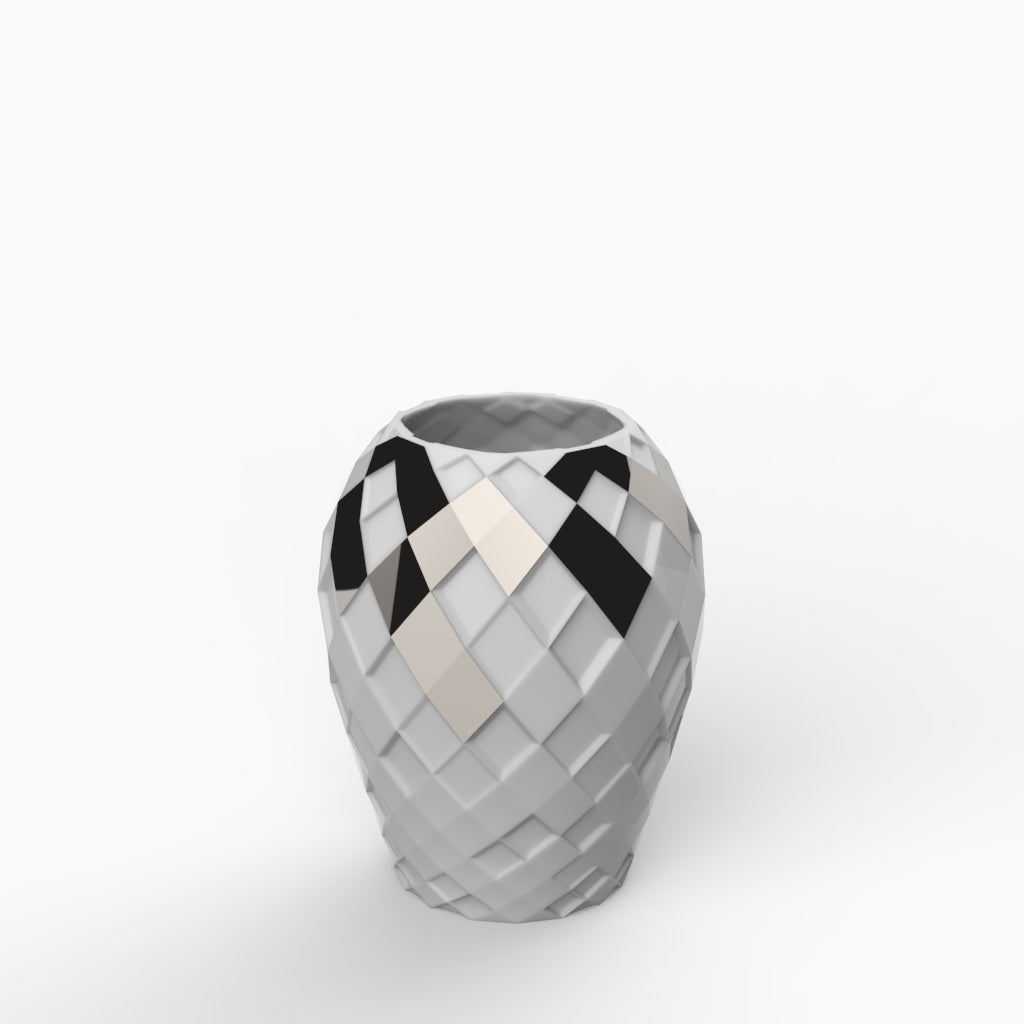 Arlequim P Porcelain Vase (h26 cm) - Holaria