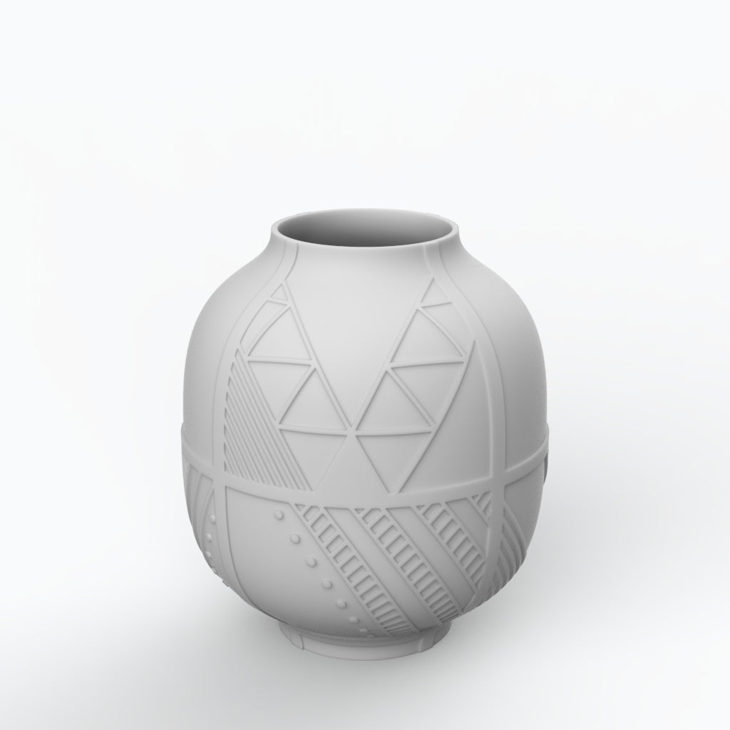Asurini Porcelain Vase (h31 cm) - Holaria