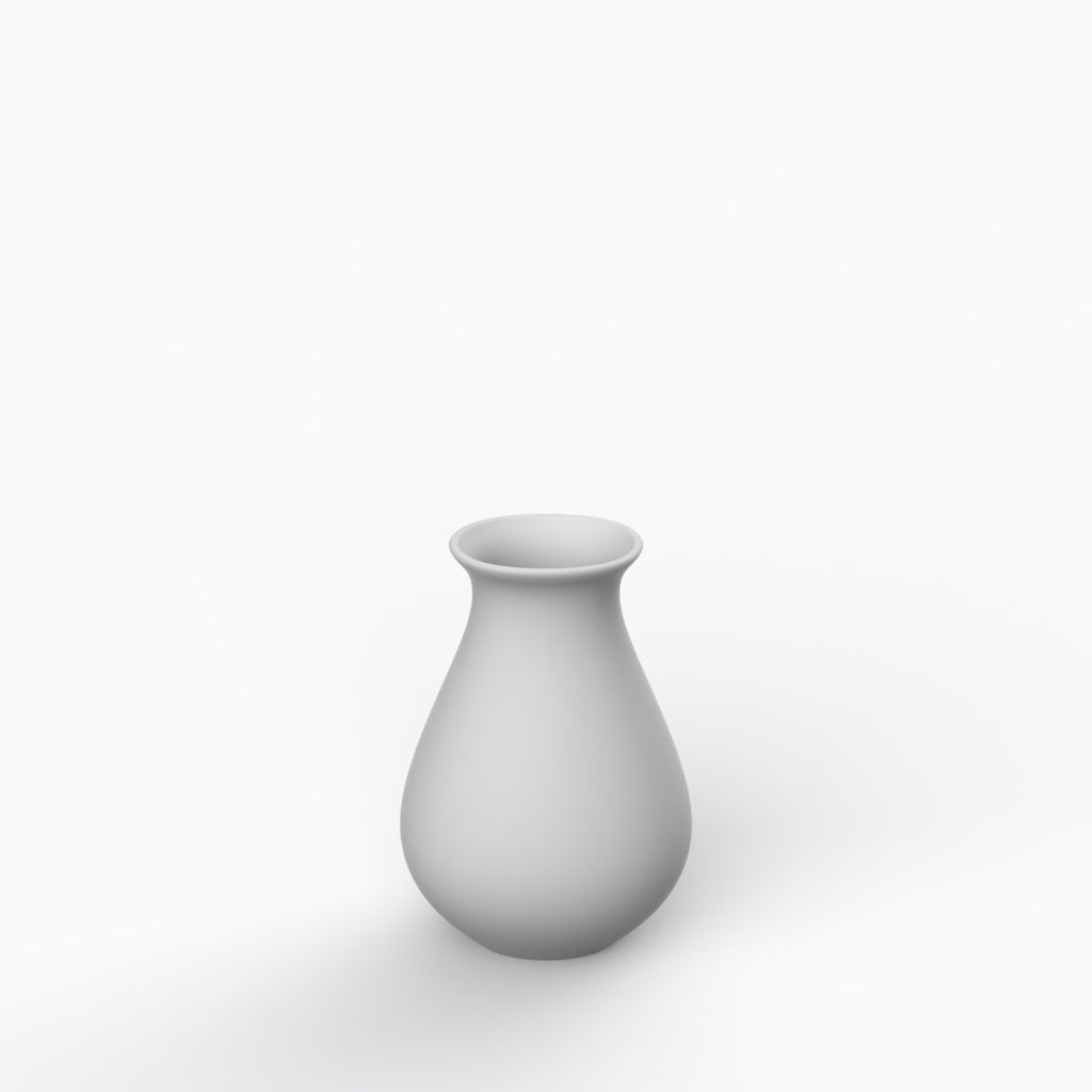 Basic 1 Porcelain Vase (h20 cm) - Holaria