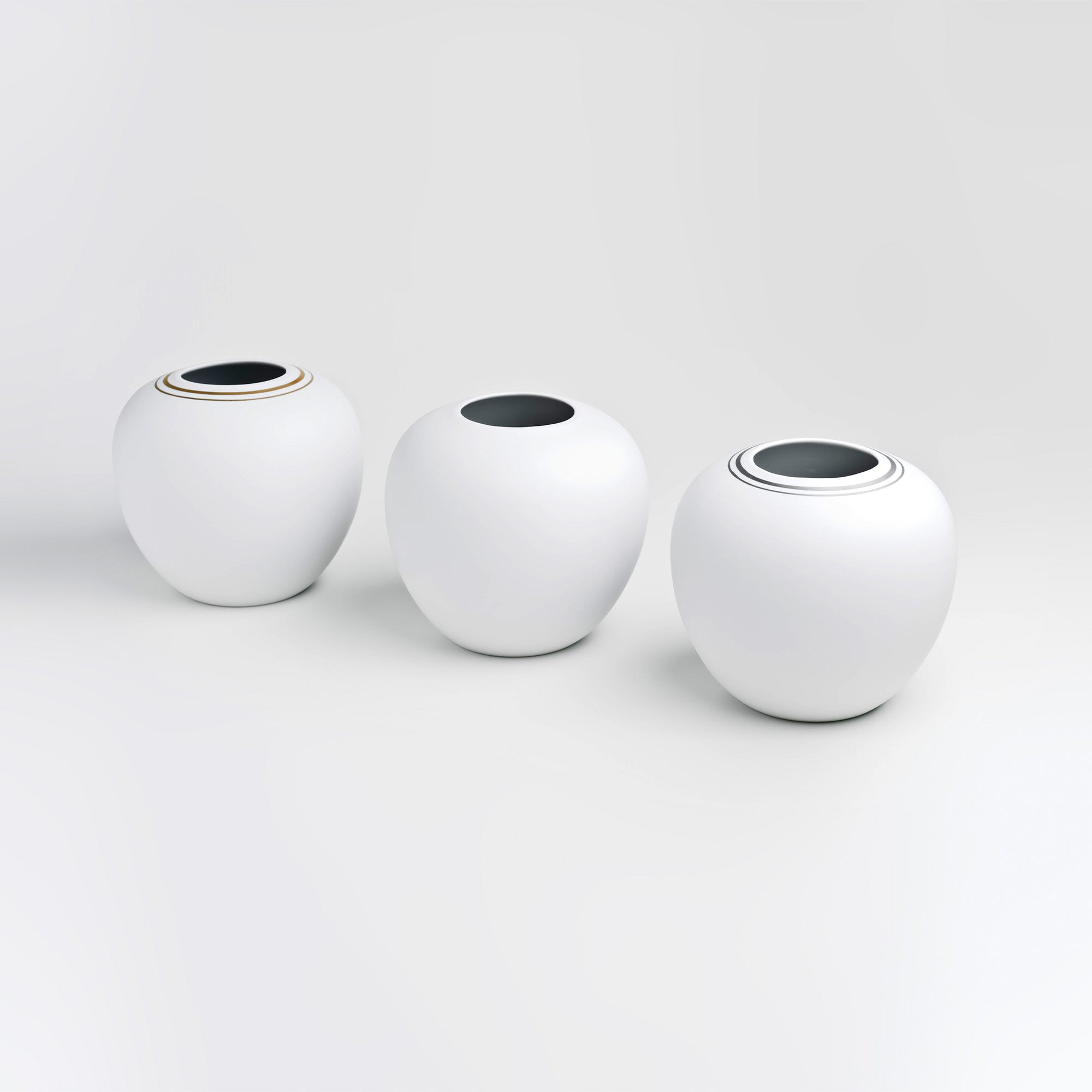 Basic 3 Porcelain Vase (h21 cm) - Holaria