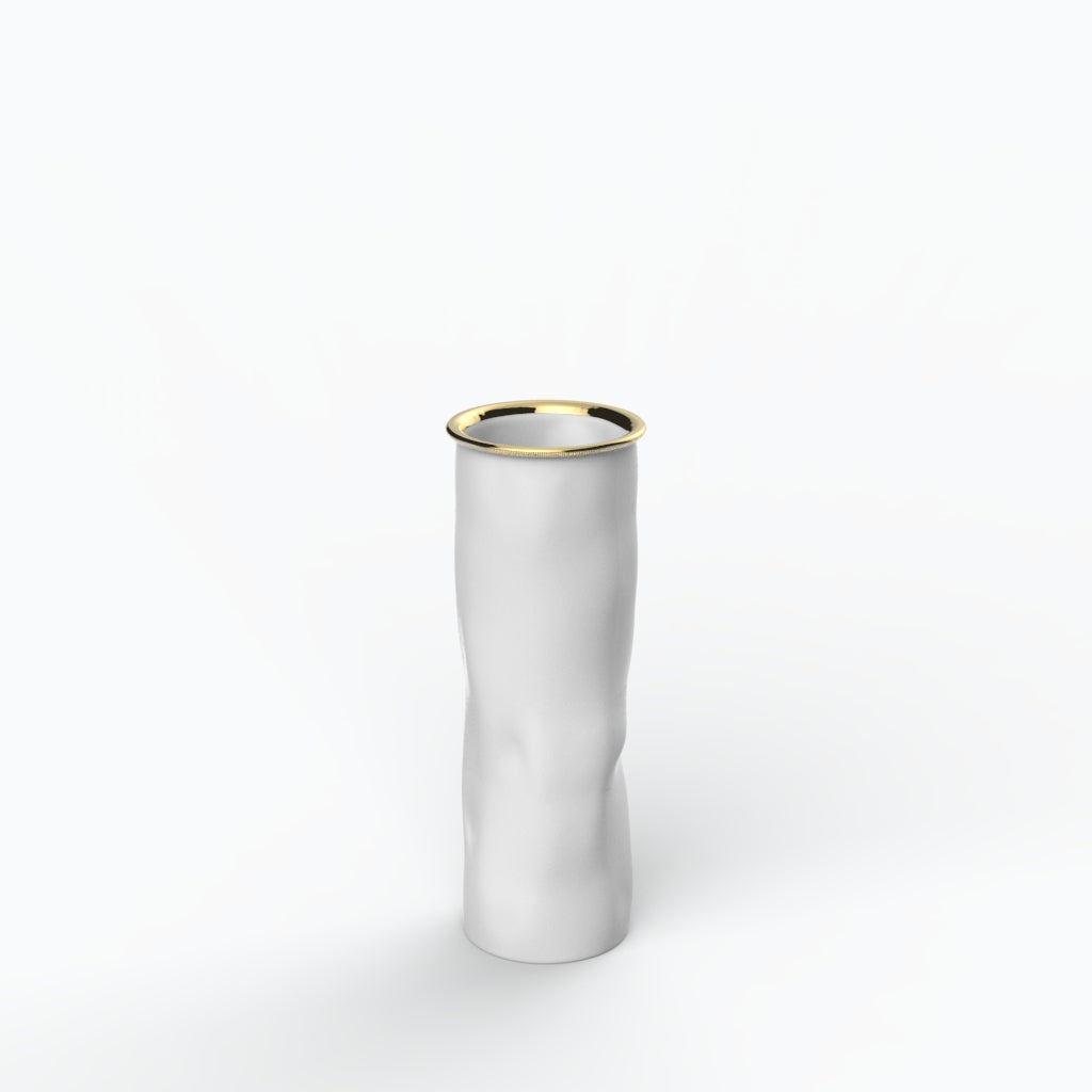 Batuque G Porcelain Vase (h26 cm) - Holaria