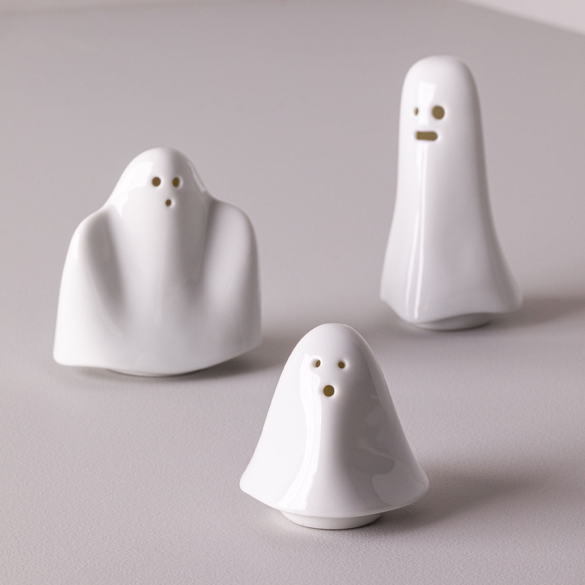 Booh! Porcelain Salt & Pepper Shaker Set
