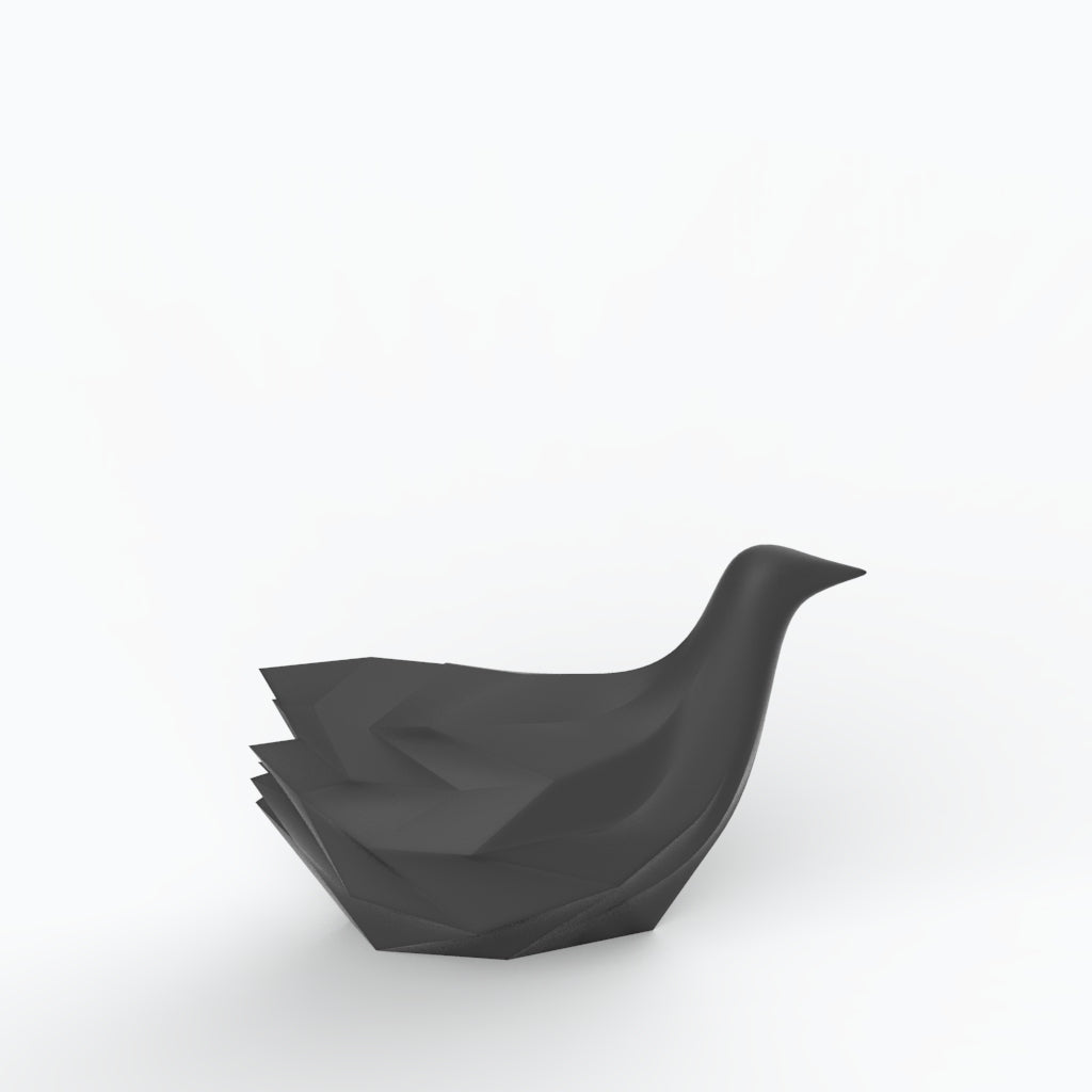 Columba Porcelain Bird Figurine Minimal (h19 cm) - Holaria