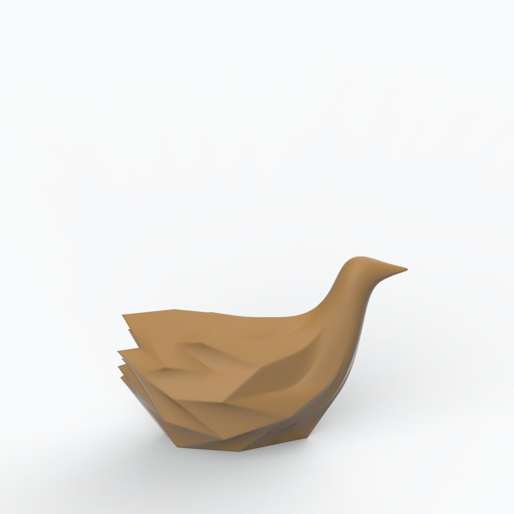 Columba Porcelain Bird Figurine Minimal (h19 cm) - Holaria
