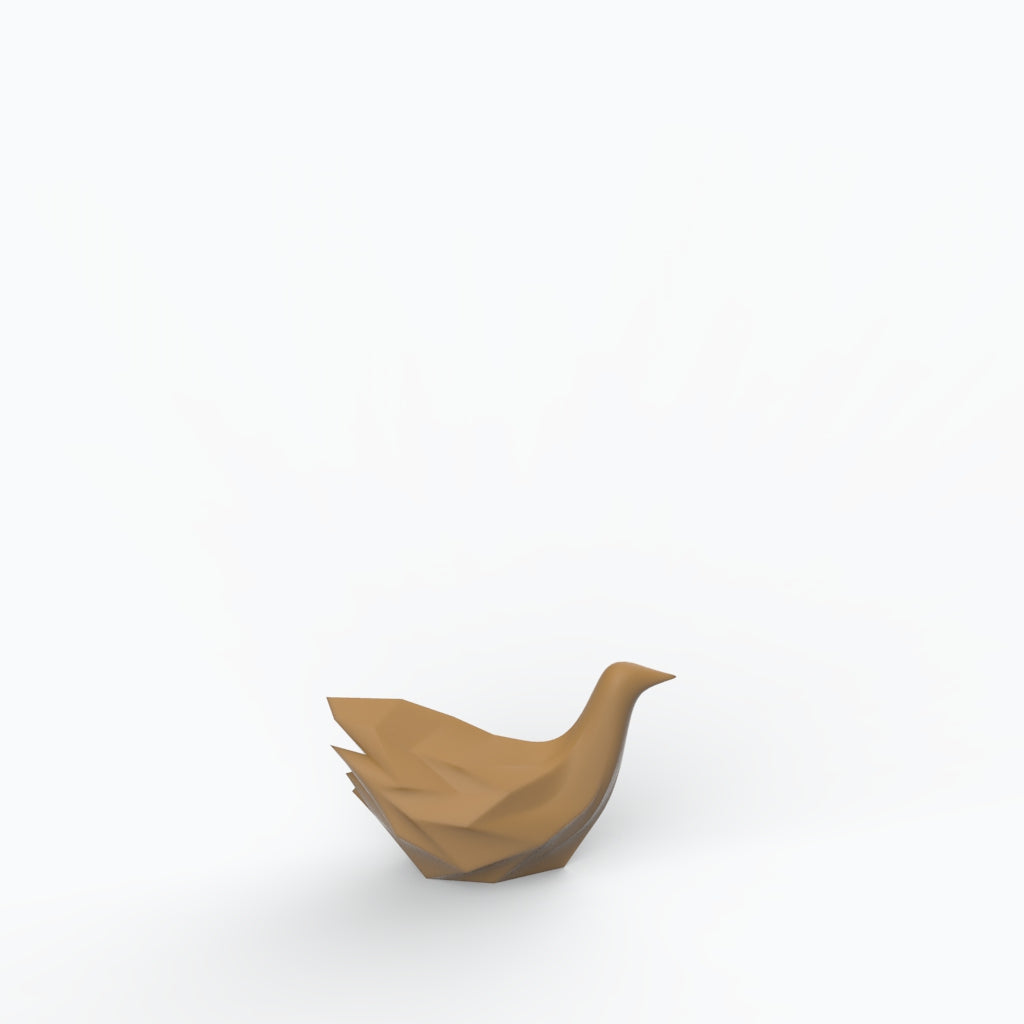 Columbina Porcelain Bird Figurine Minimal (h10 cm) - Holaria