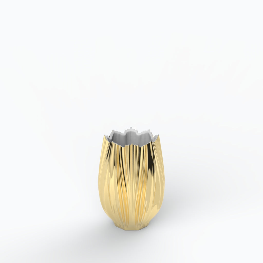 Coral Neve G Porcelain Vase (h19 cm) - Holaria