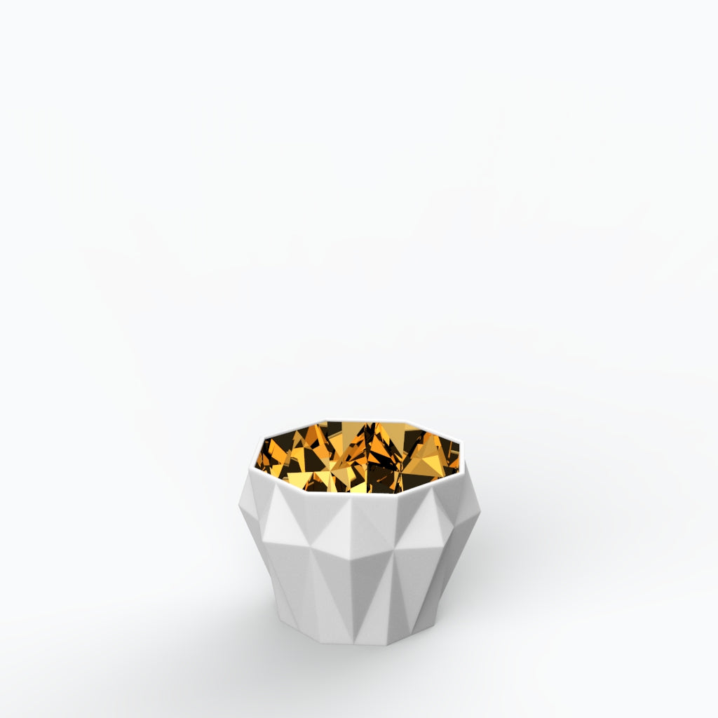 Diamante M Porcelain Pot (h13 cm) - Holaria