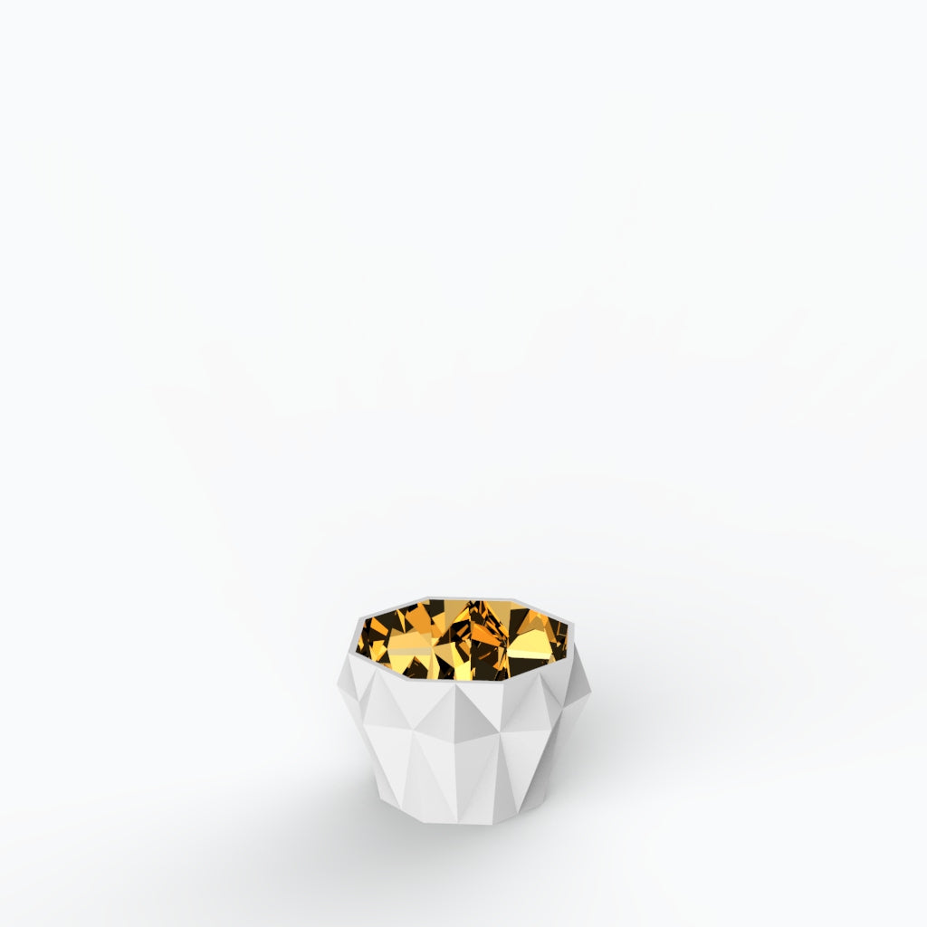 Diamante P Porcelain Pot (h10 cm) - Holaria