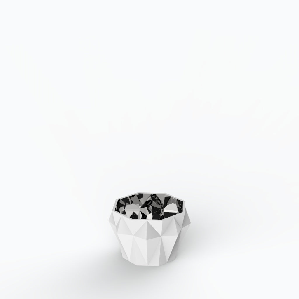 Diamante P Porcelain Pot (h10 cm) - Holaria
