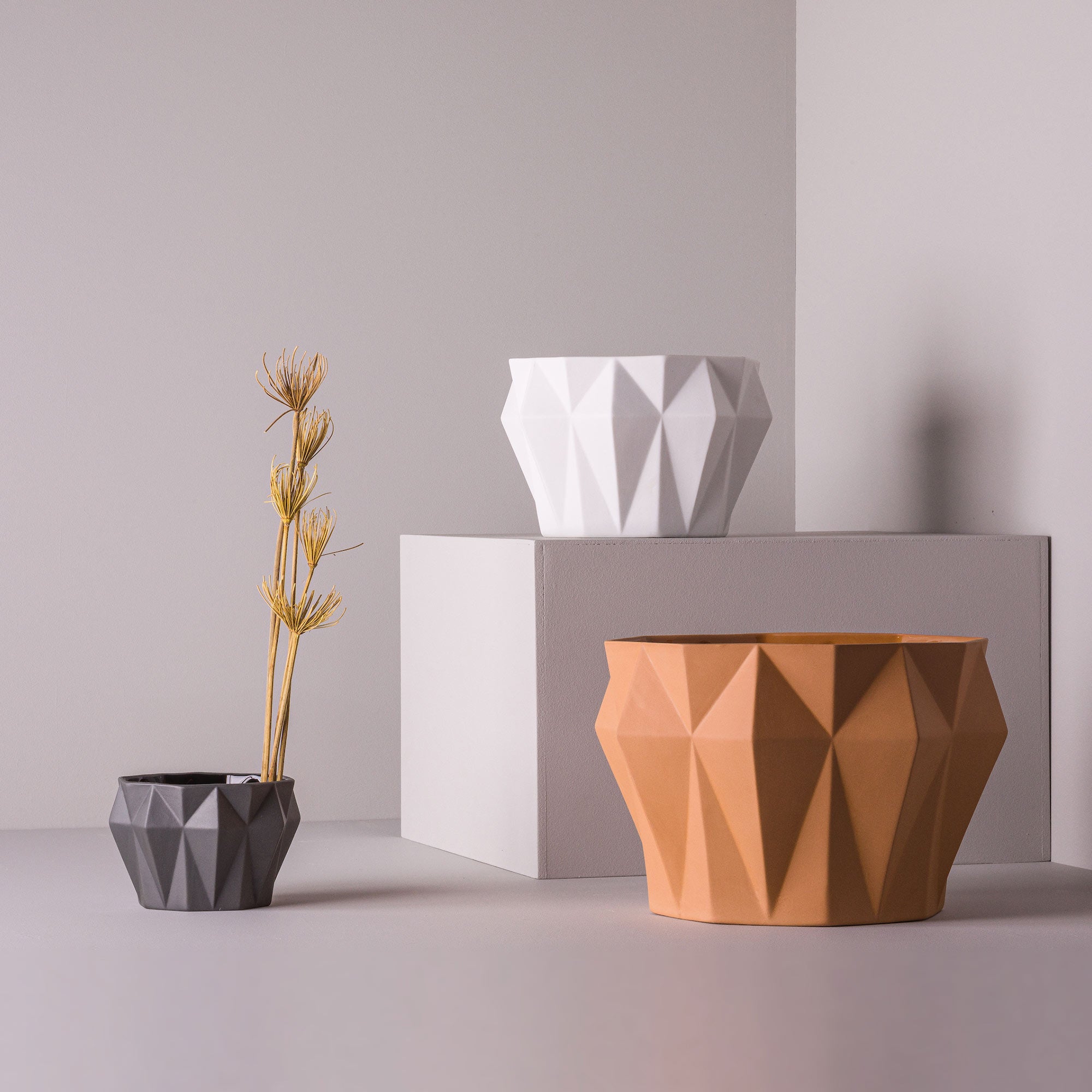 Diamante P Porcelain Pot (h10 cm) - Holaria