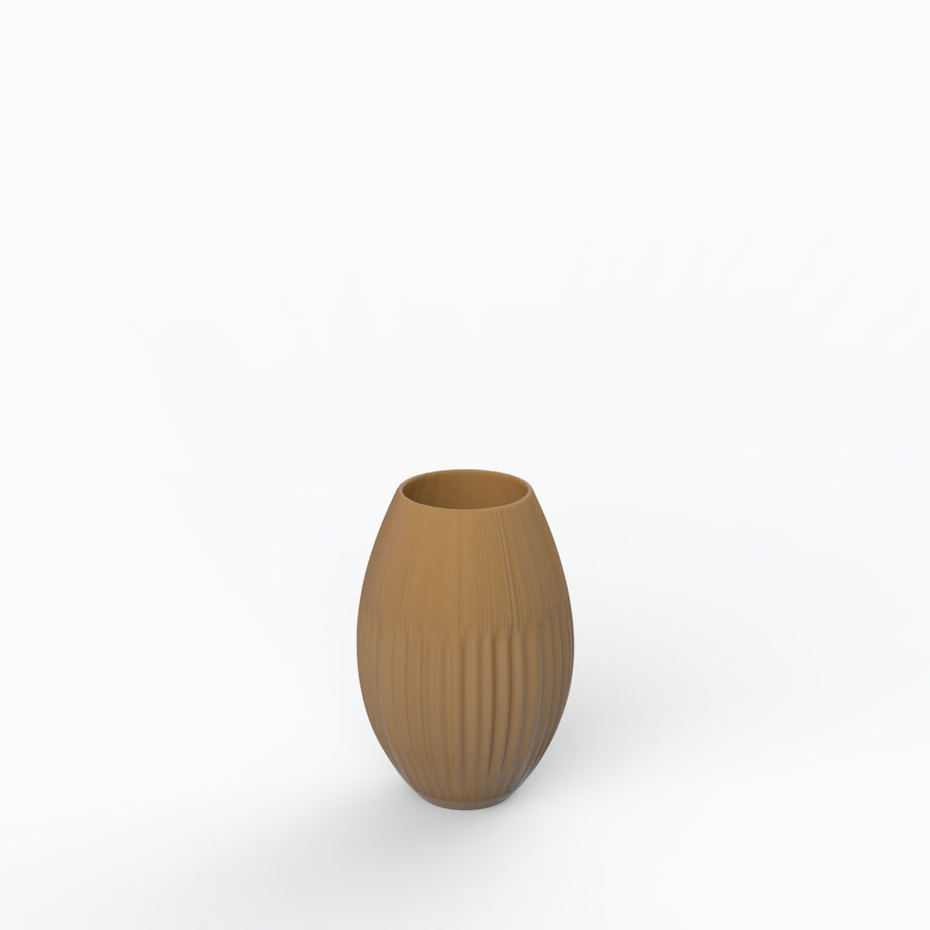 Drapeado G Porcelain Vase (h19 cm) - Holaria