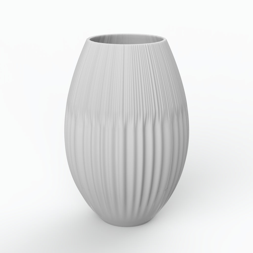 Drapeado G Porcelain Vase (h38 cm) - Holaria