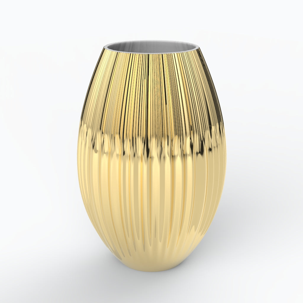 Drapeado G Porcelain Vase (h38 cm) - Holaria
