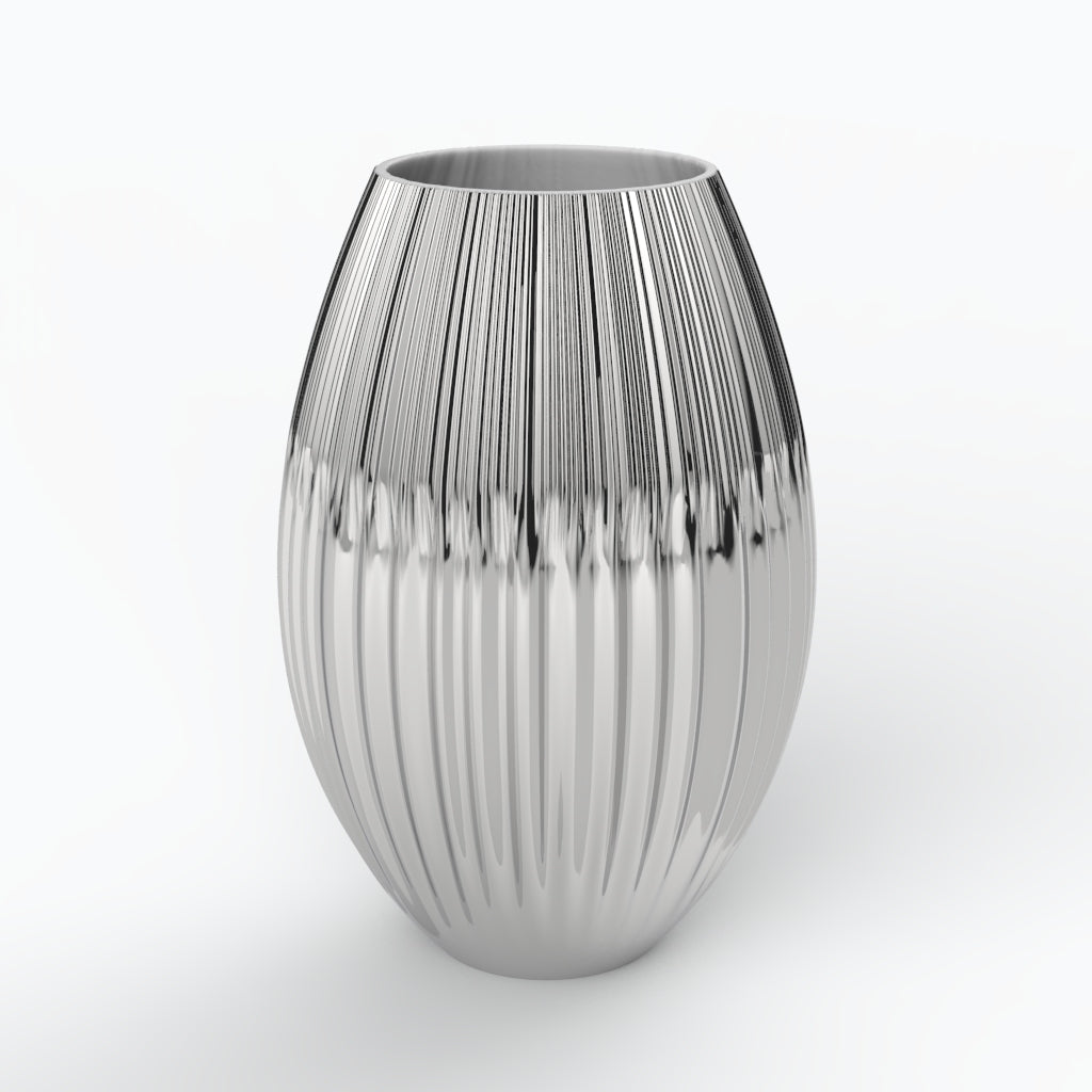 Drapeado G Porcelain Vase (h38 cm) - Holaria