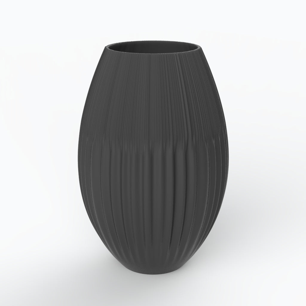 Drapeado G Porcelain Vase (h38 cm) - Holaria