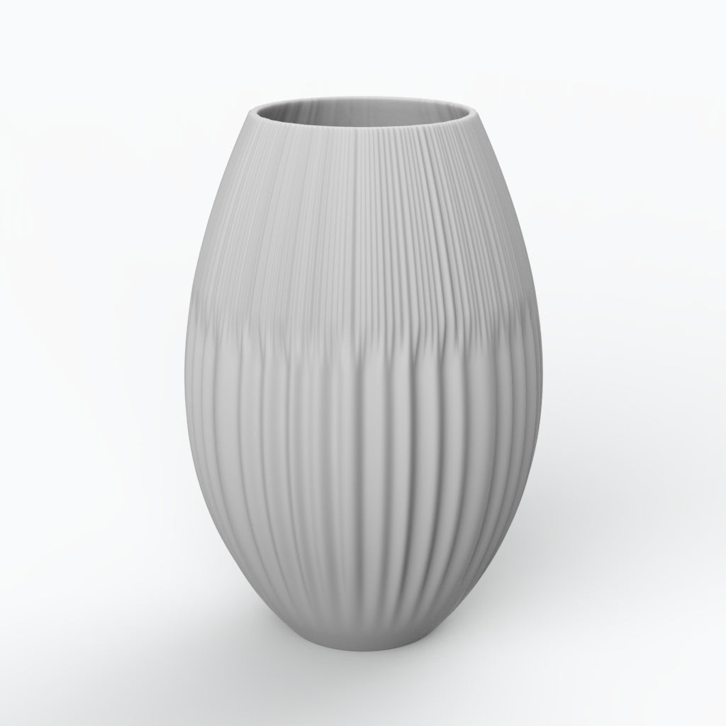 Drapeado G Porcelain Vase (h38 cm) - Holaria