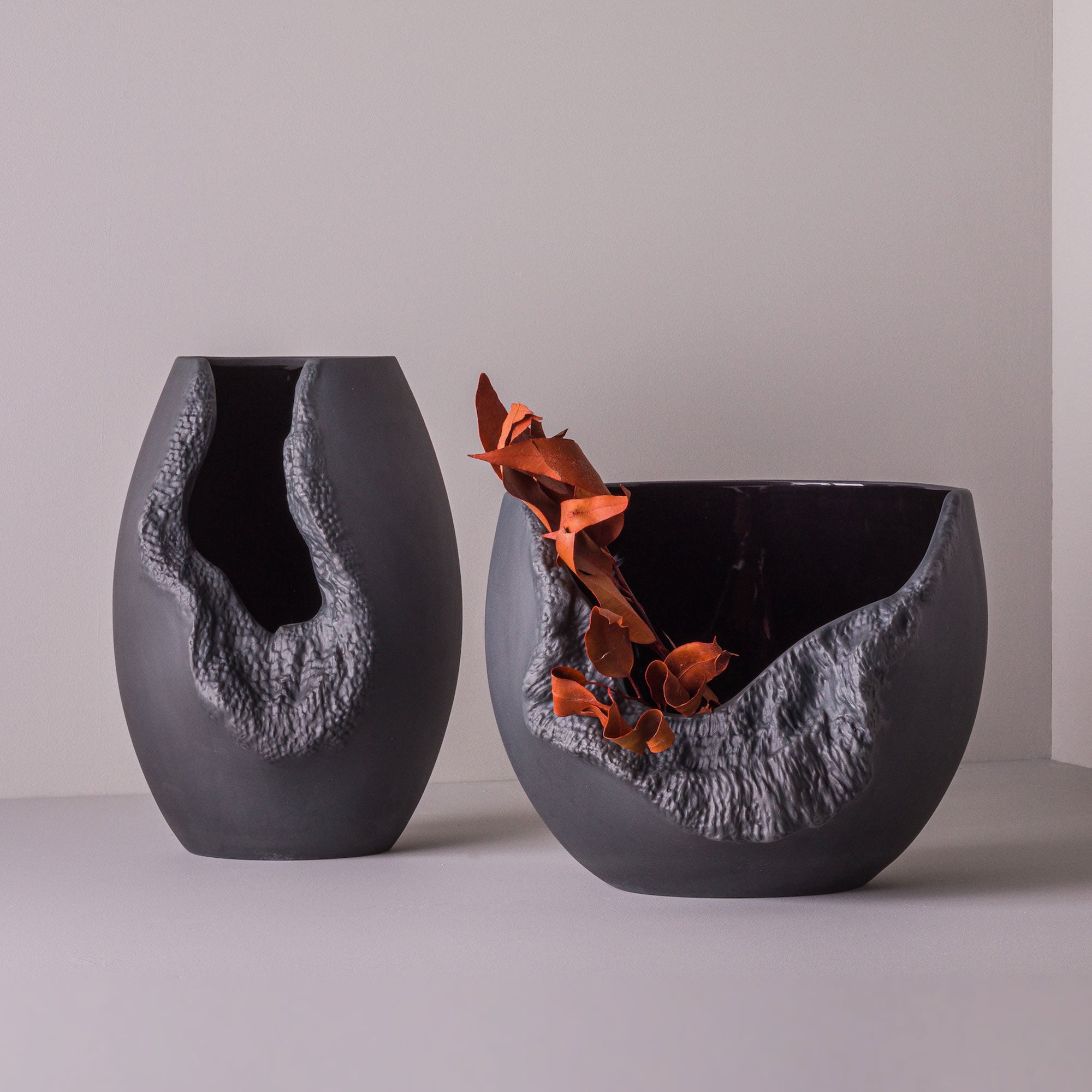 Erosão P Porcelain Vase (h24 cm) - Holaria