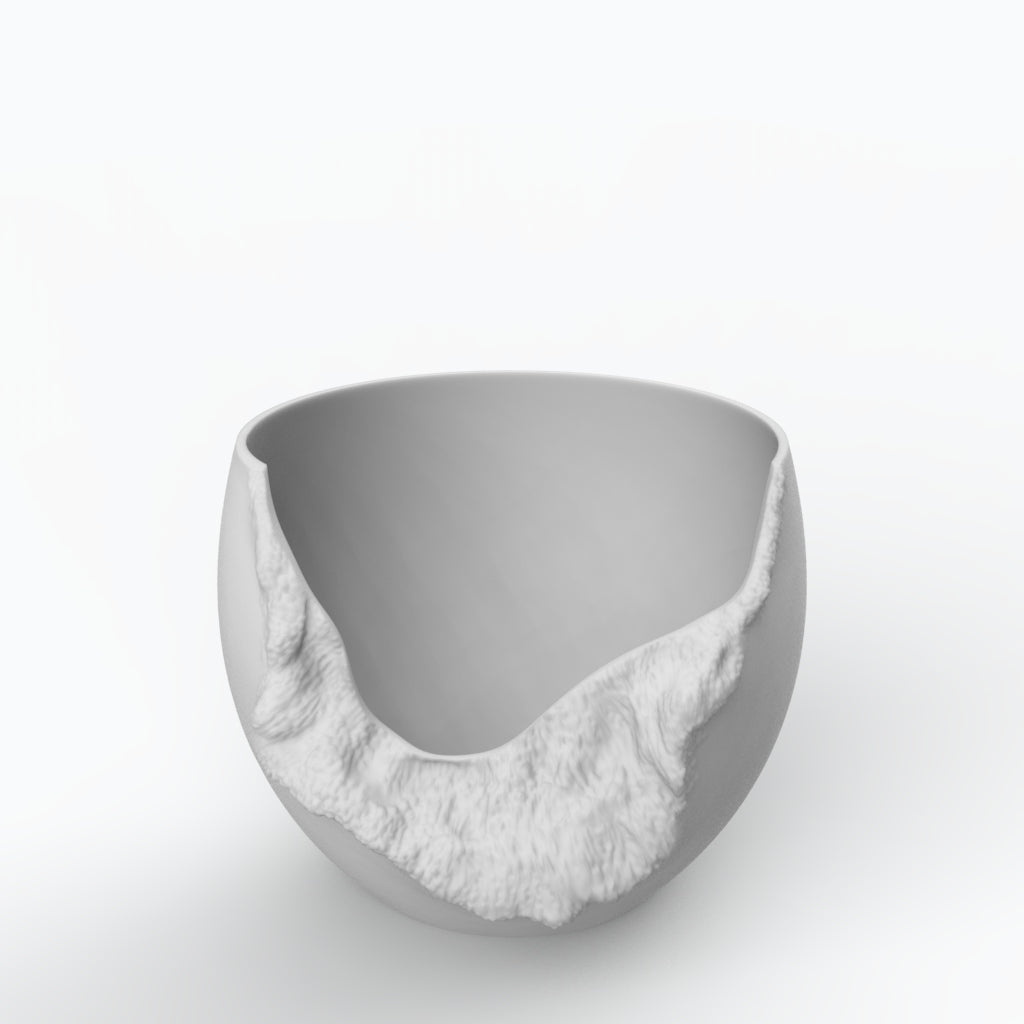 Erosão P Porcelain Vase (h24 cm) - Holaria