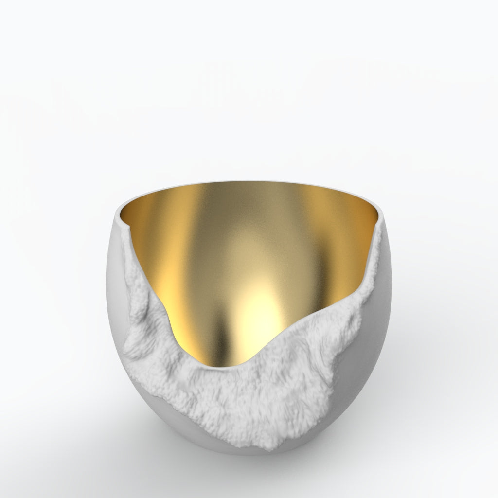 Erosão P Porcelain Vase (h24 cm) - Holaria