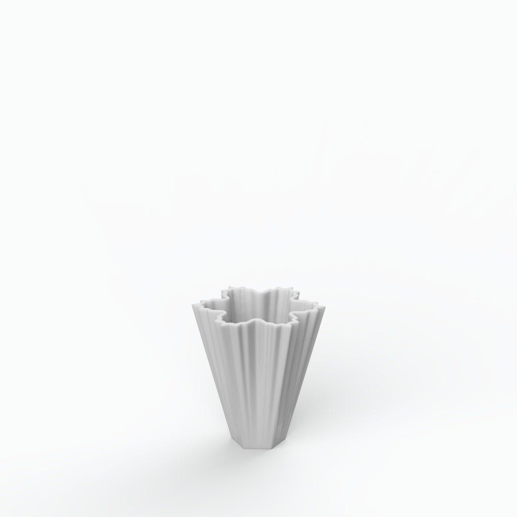 Gelo I Porcelain Vase (h15 cm) - Holaria