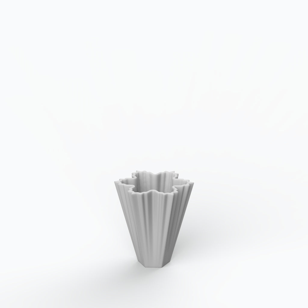 Gelo I Porcelain Vase (h15 cm) - Holaria