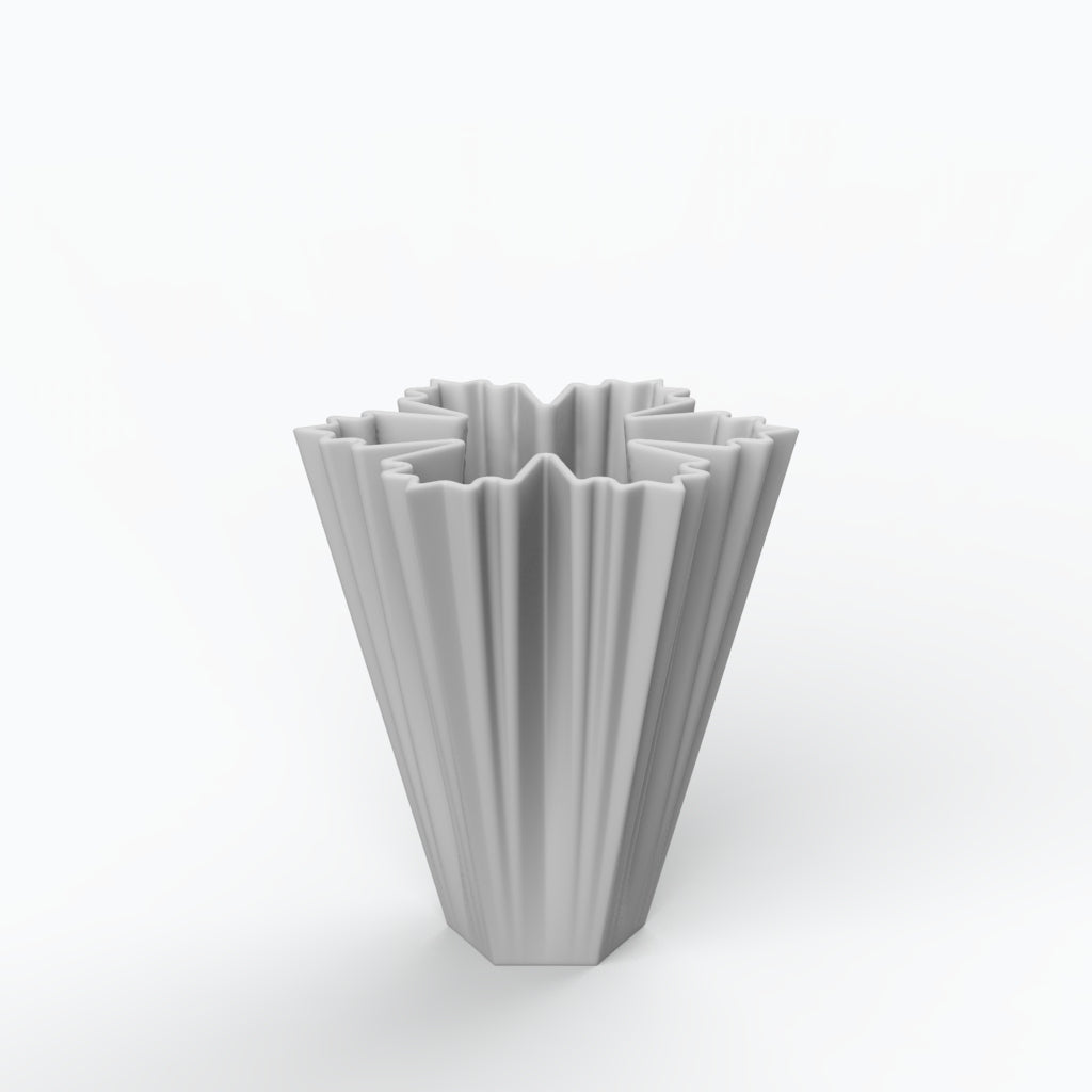 Gelo I Porcelain Vase (h25 cm) - Holaria