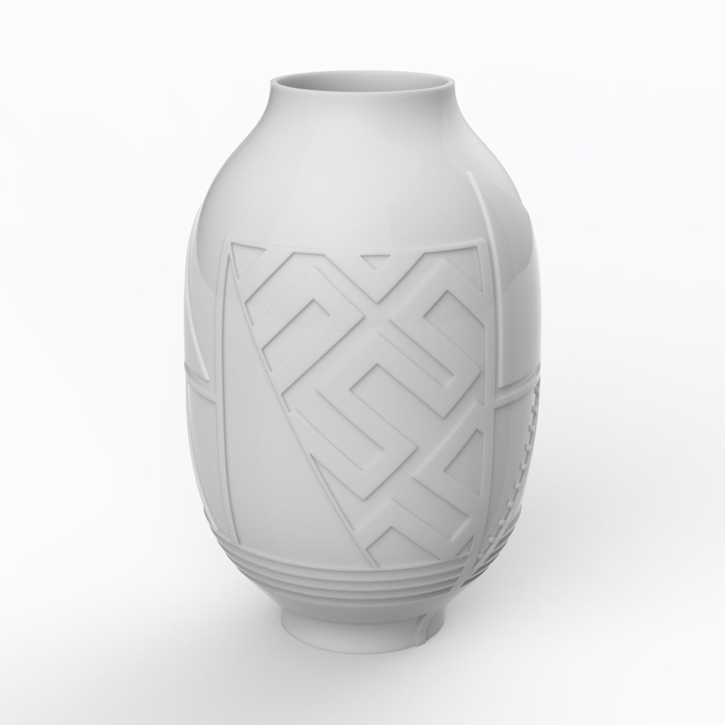 Javaé Porcelain Vase (h40 cm) - Holaria