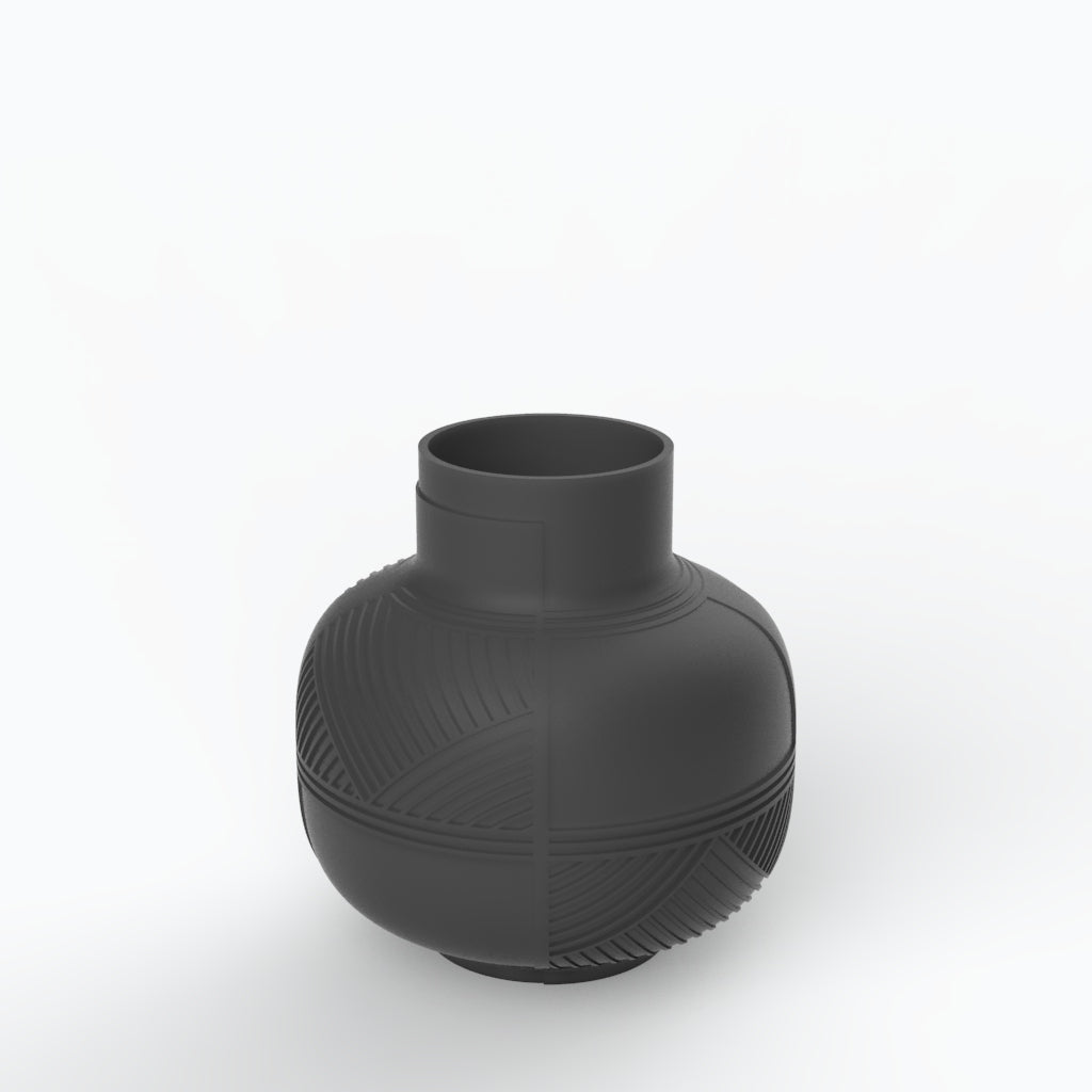 Kayapó Porcelain Vase (h26 cm) - Holaria