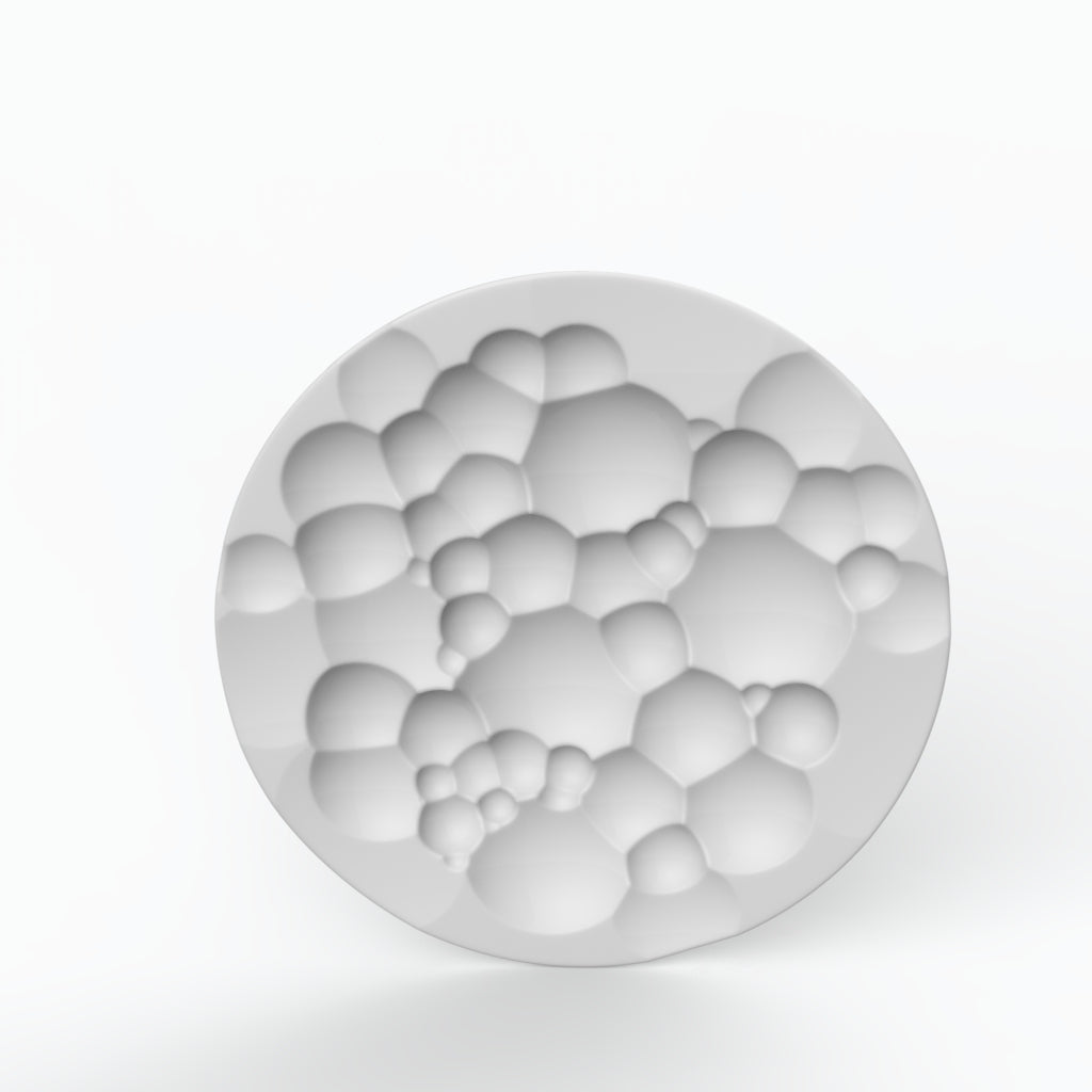 Krater Porcelain Tray Table Centerpiece (Ø33 x h2 cm) - Holaria