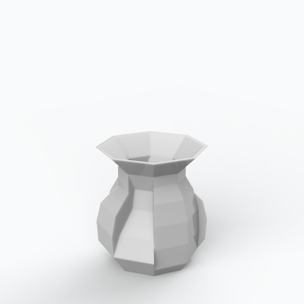 Meridiano P4 Porcelain Vase (h21 cm) - Holaria