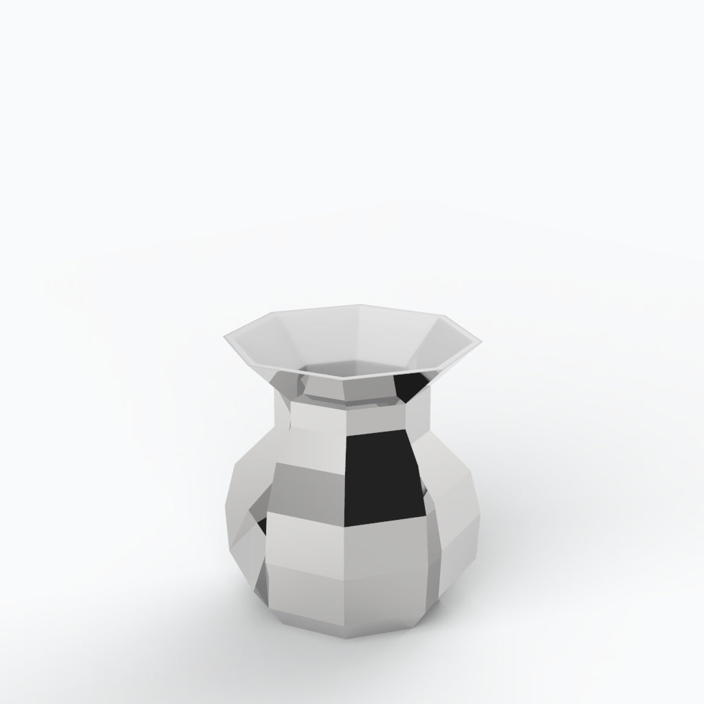 Meridiano P4 Porcelain Vase (h21 cm) - Holaria