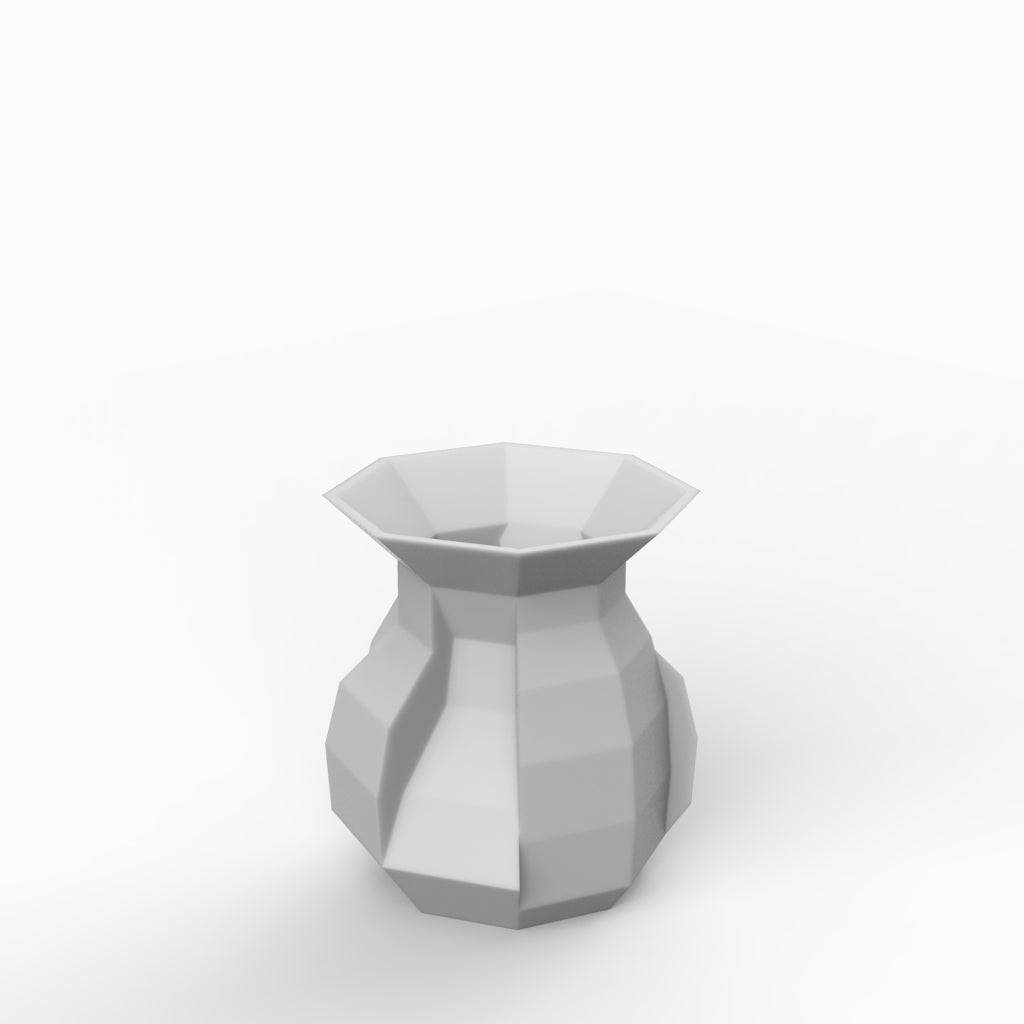 Meridiano P4 Porcelain Vase (h21 cm) - Holaria