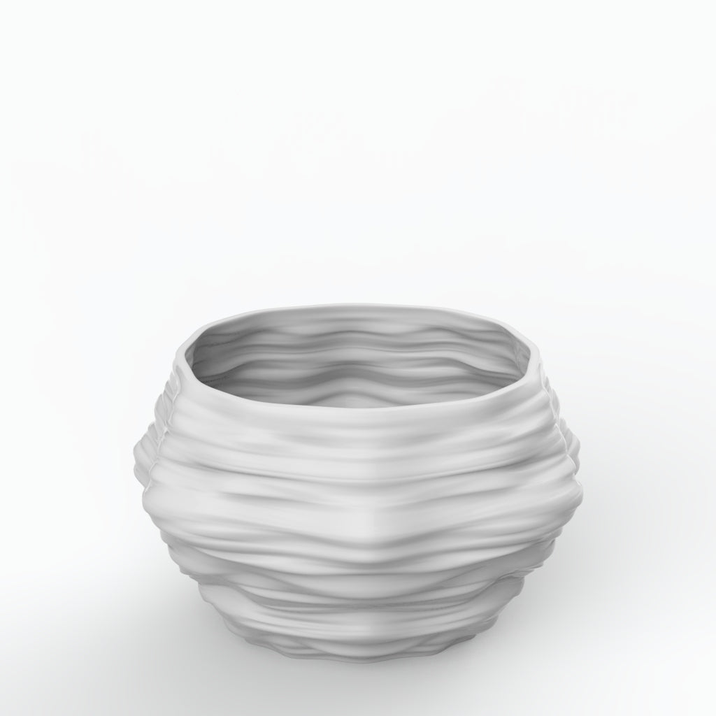 Mineral GG Porcelain Pot (h20 cm) - Holaria