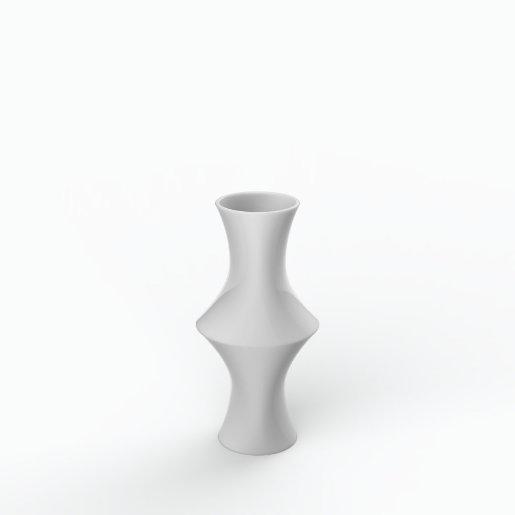 Optico M1 Porcelain Vase (h26 cm) - Holaria
