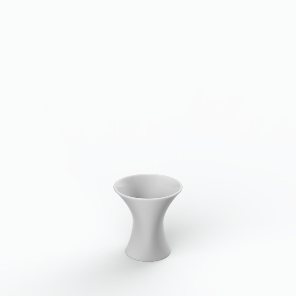 Optico P1 Porcelain Vase (h13 cm) - Holaria