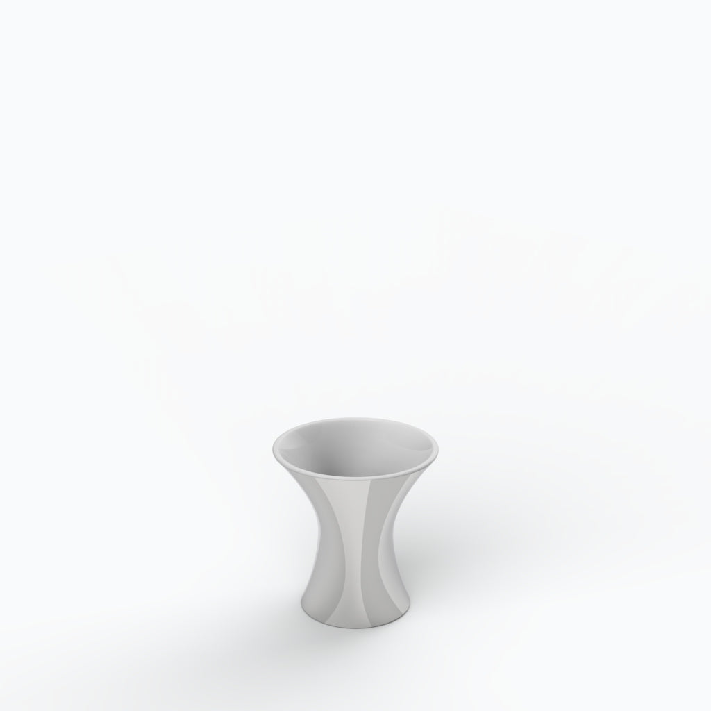 Optico P1 Porcelain Vase (h13 cm) - Holaria