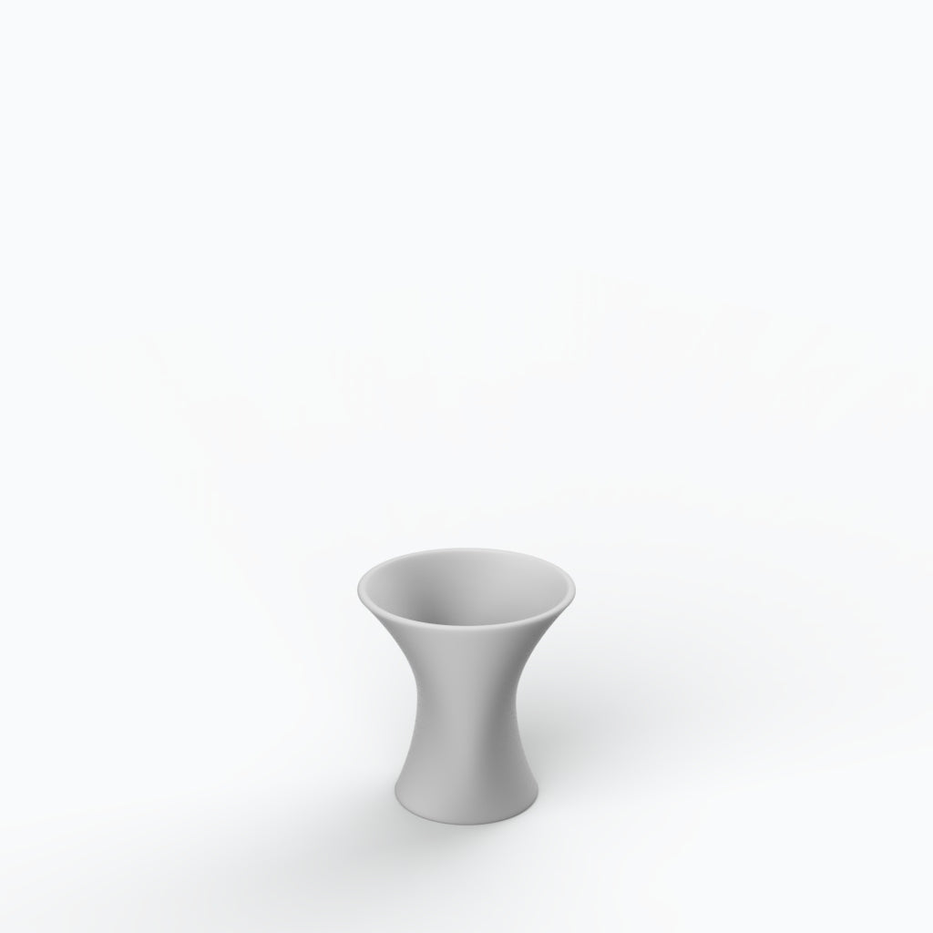 Optico P1 Porcelain Vase (h13 cm) - Holaria