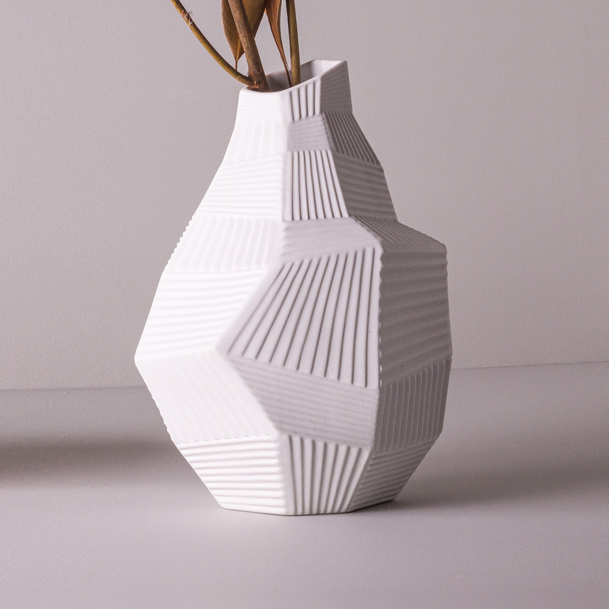 Palafitas G Porcelain Vase (h37 cm) - Holaria