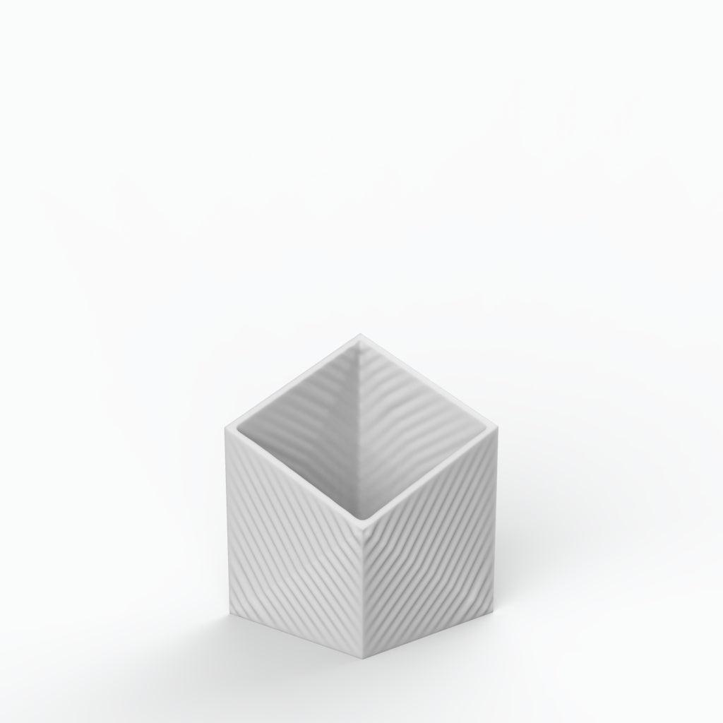 Penrose 01 Porcelain Vase (h20 cm) - Holaria