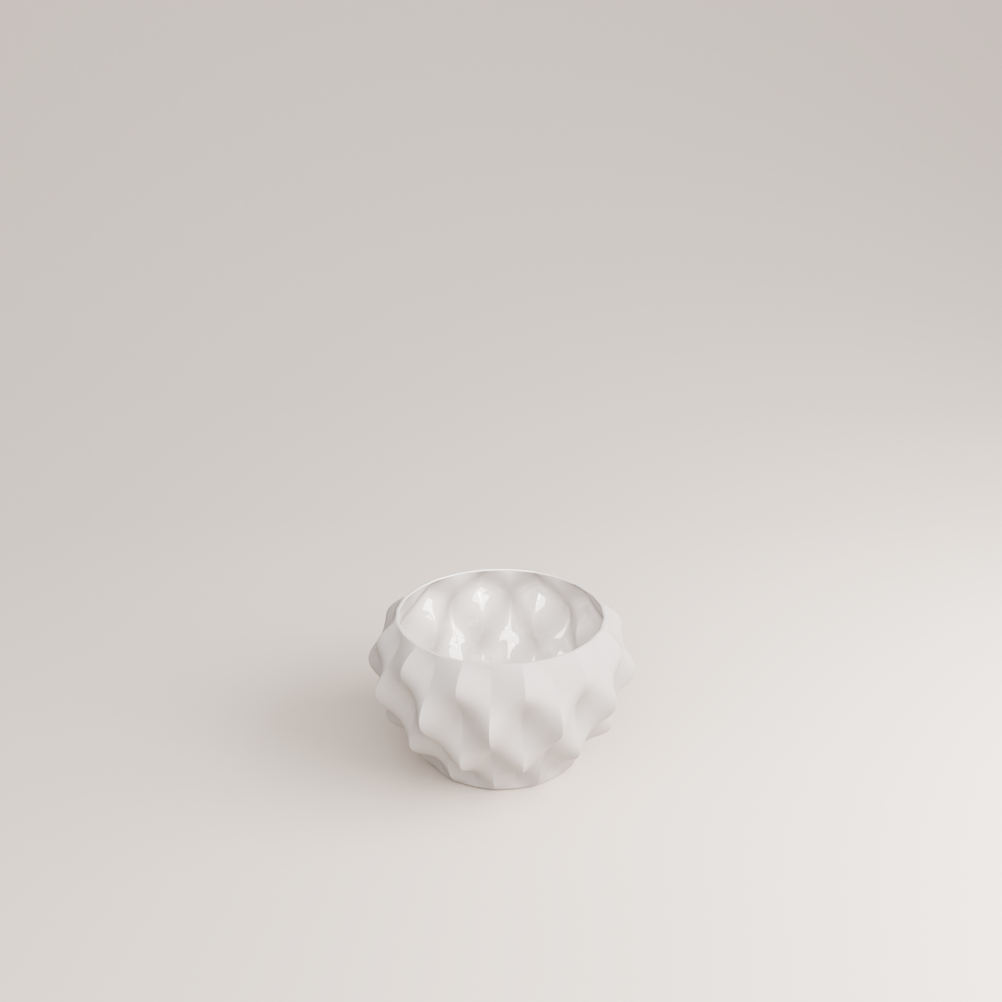Plissan P Porcelain Pot (H10 cm)