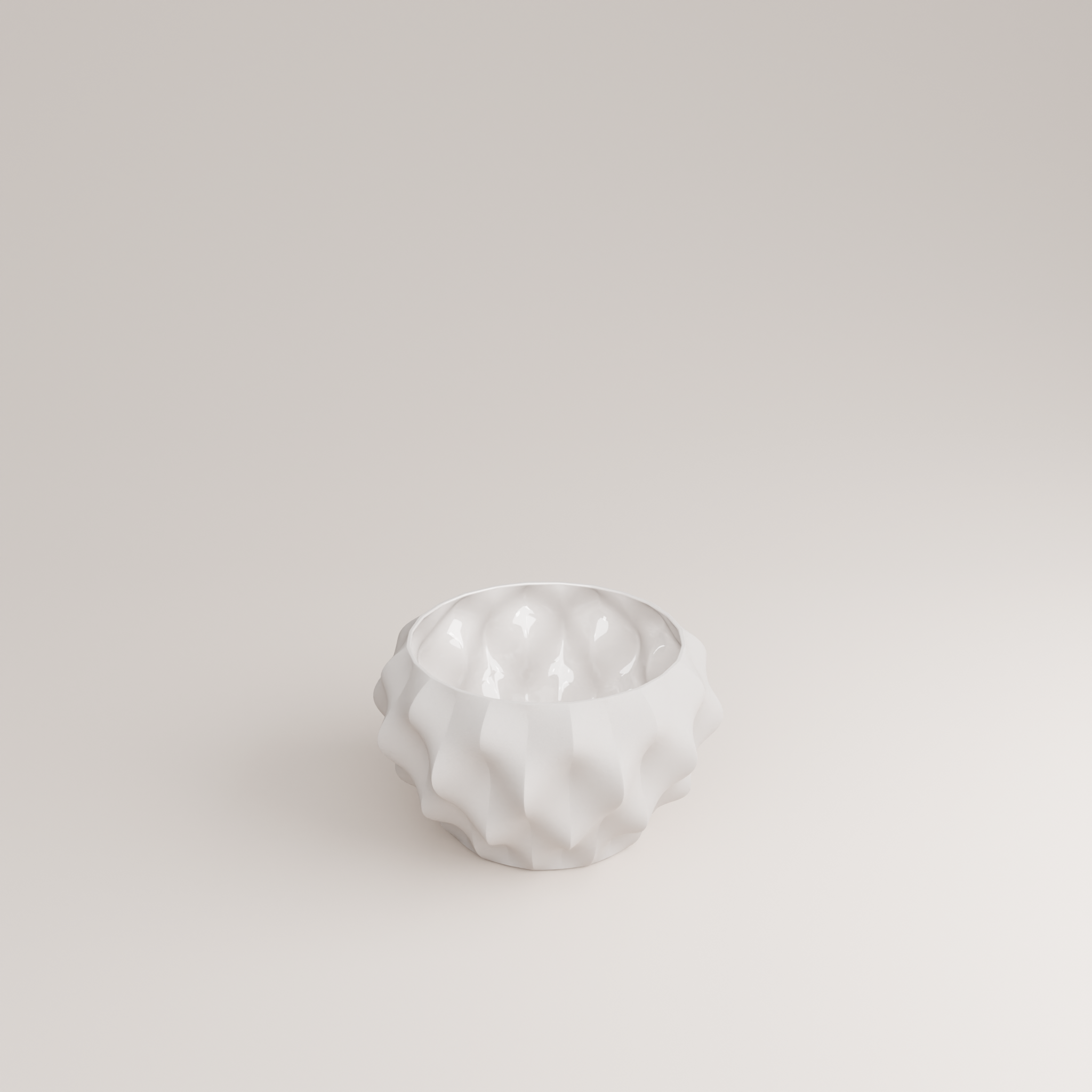 Plissan M Porcelain Pot (H12 cm)