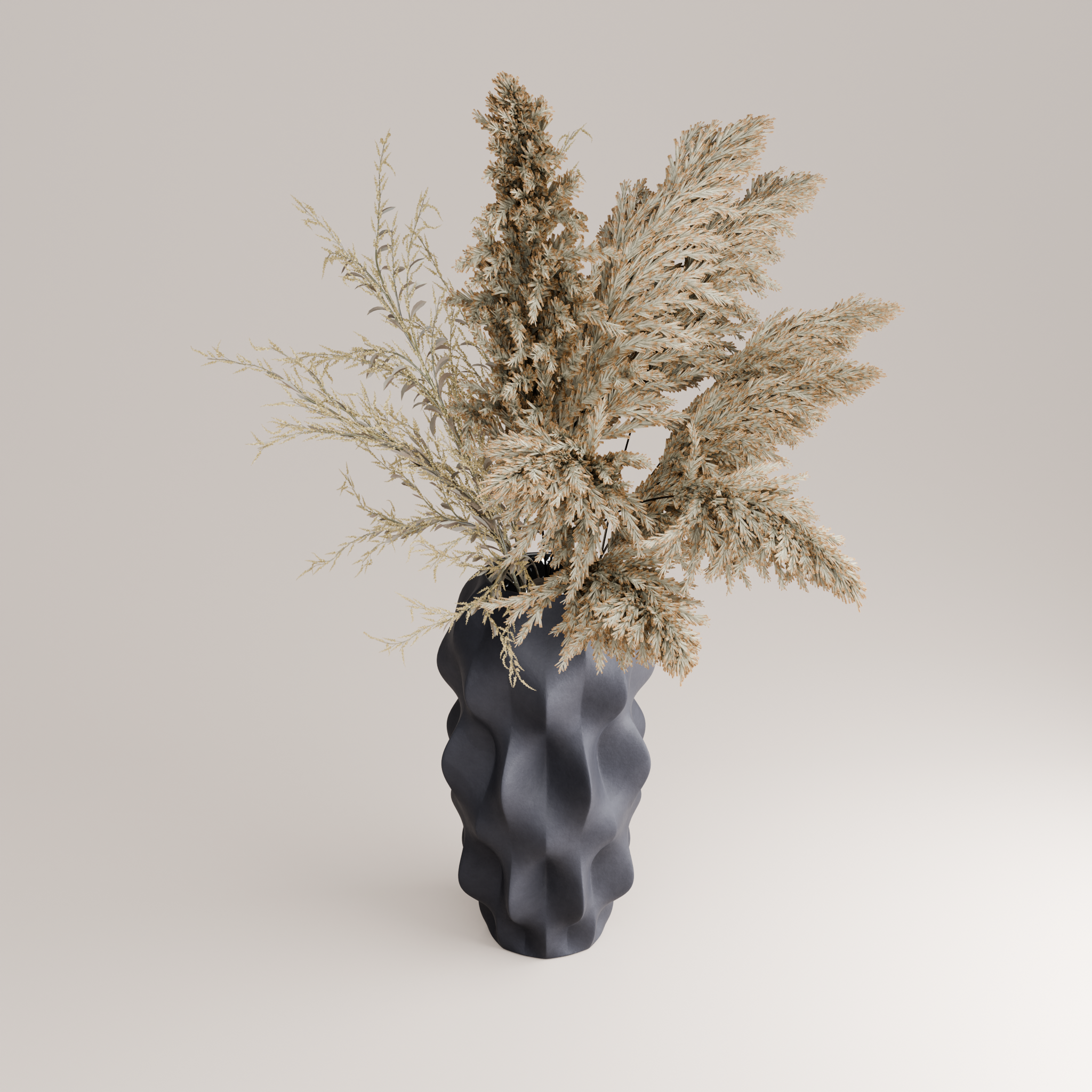 Plissan G Porcelain Vase (h40 cm)