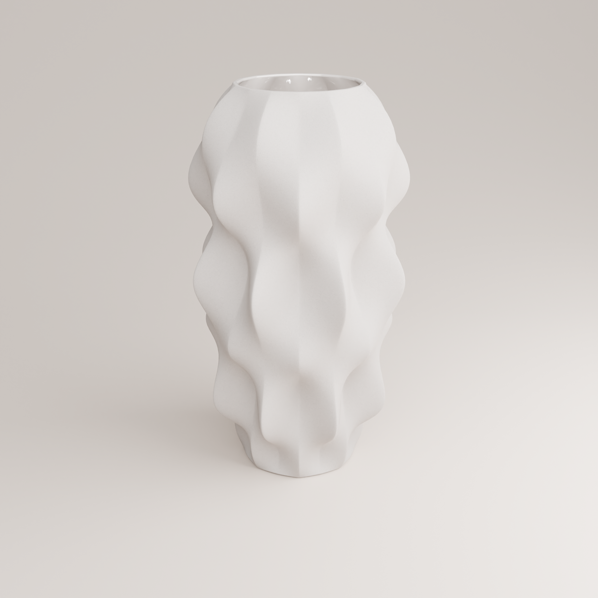 Plissan G Porcelain Vase (h40 cm)
