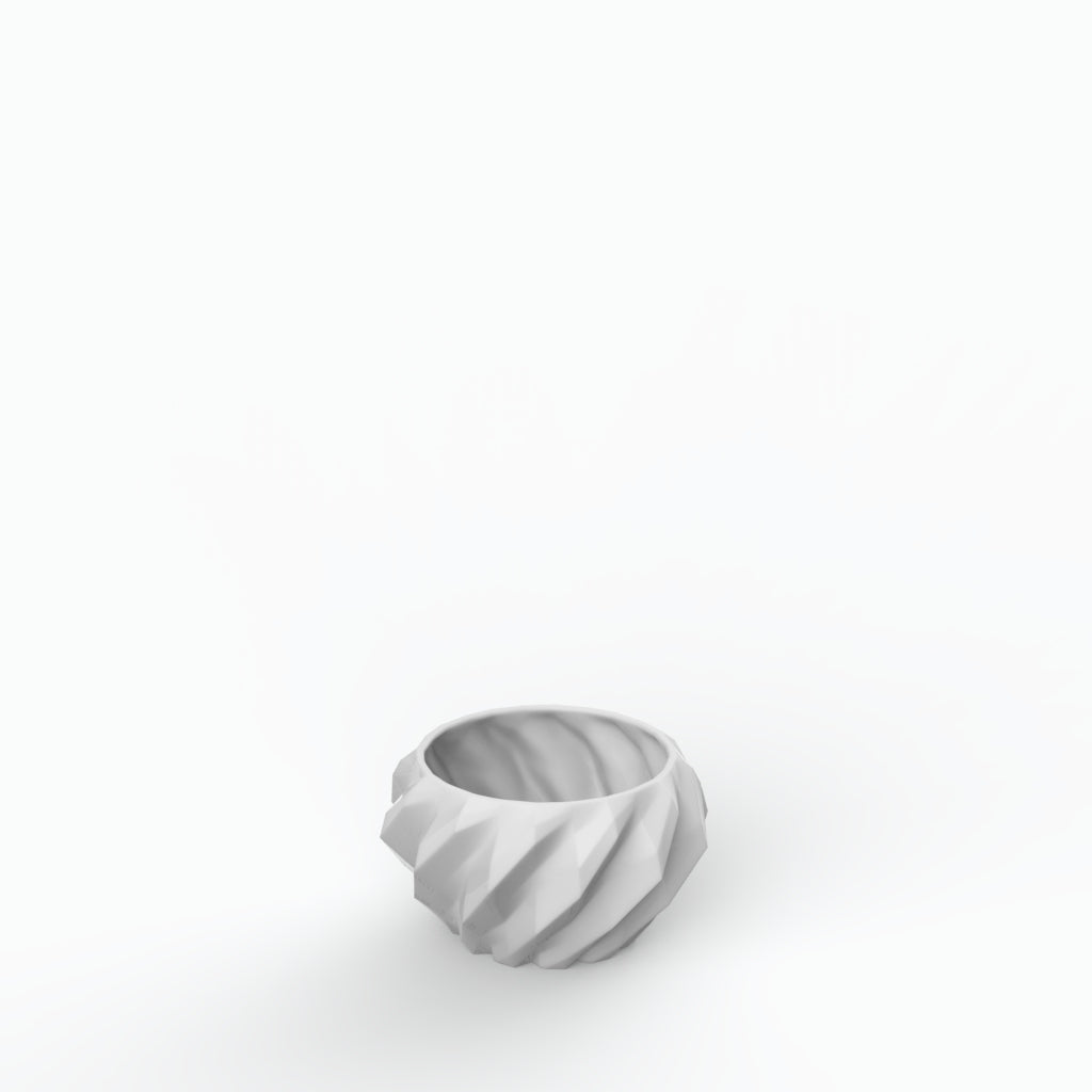 Plissan Geométrico P Porcelain Pot (h10 cm) - Holaria