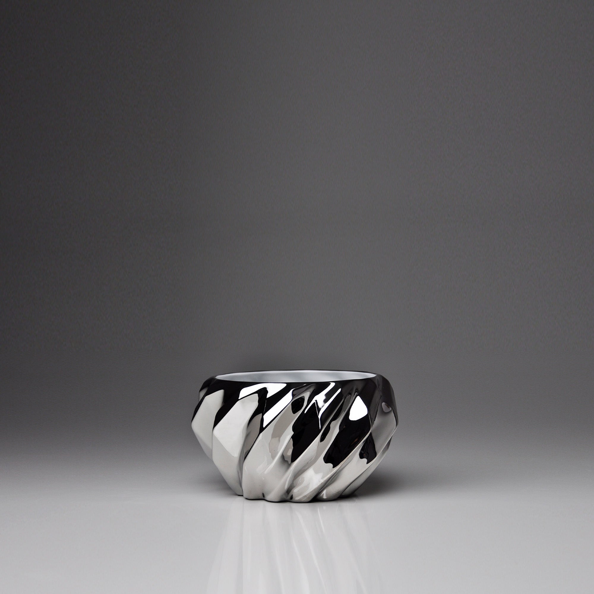 Plissan Geométrico M - Porcelain Pot (H12 cm)