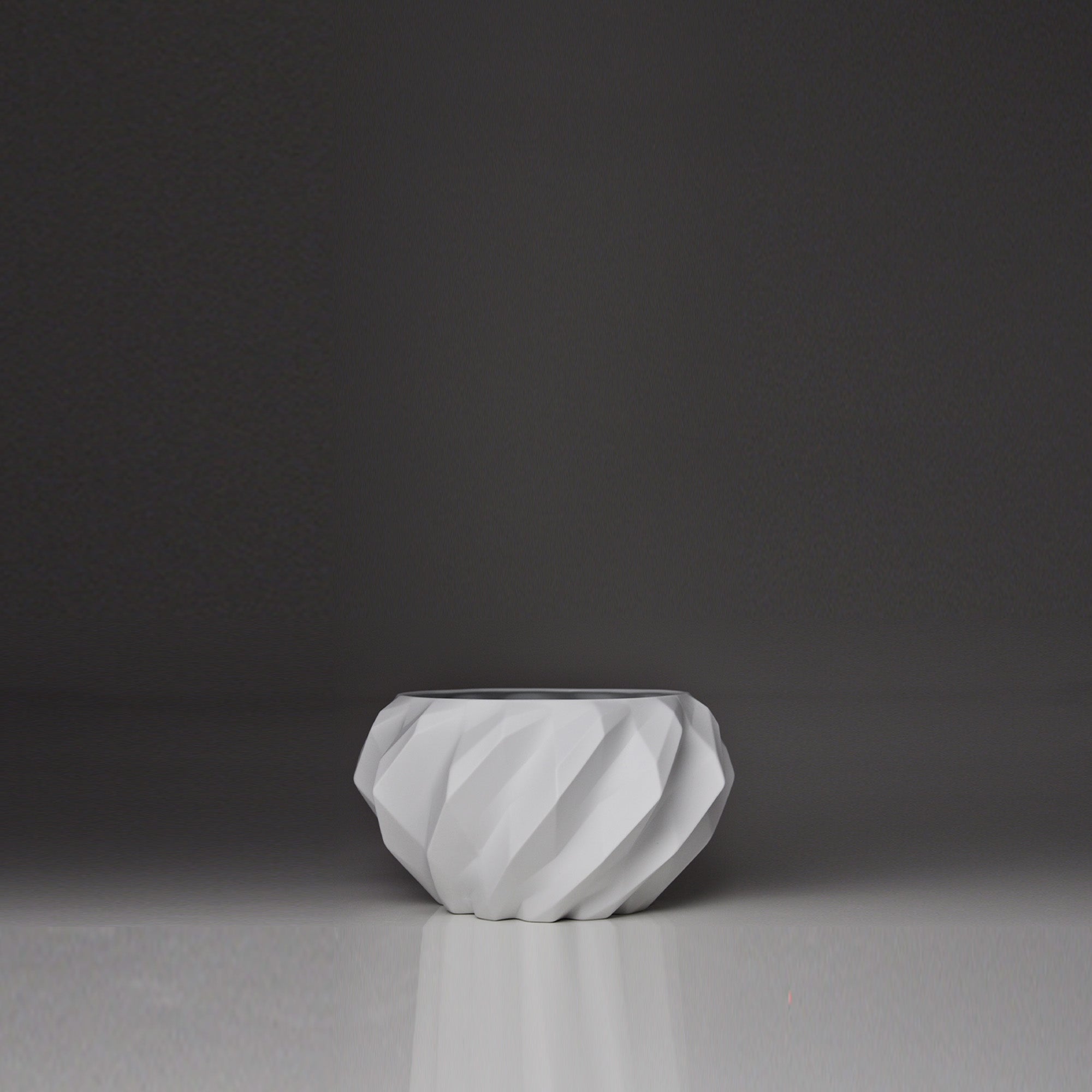Plissan Geométrico M - Porcelain Pot (H12 cm)