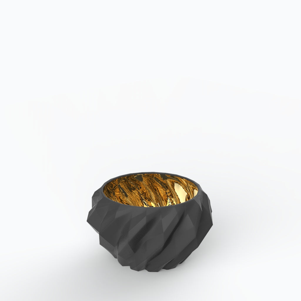 Plissan Geométrico M - Porcelain Pot (H12 cm)