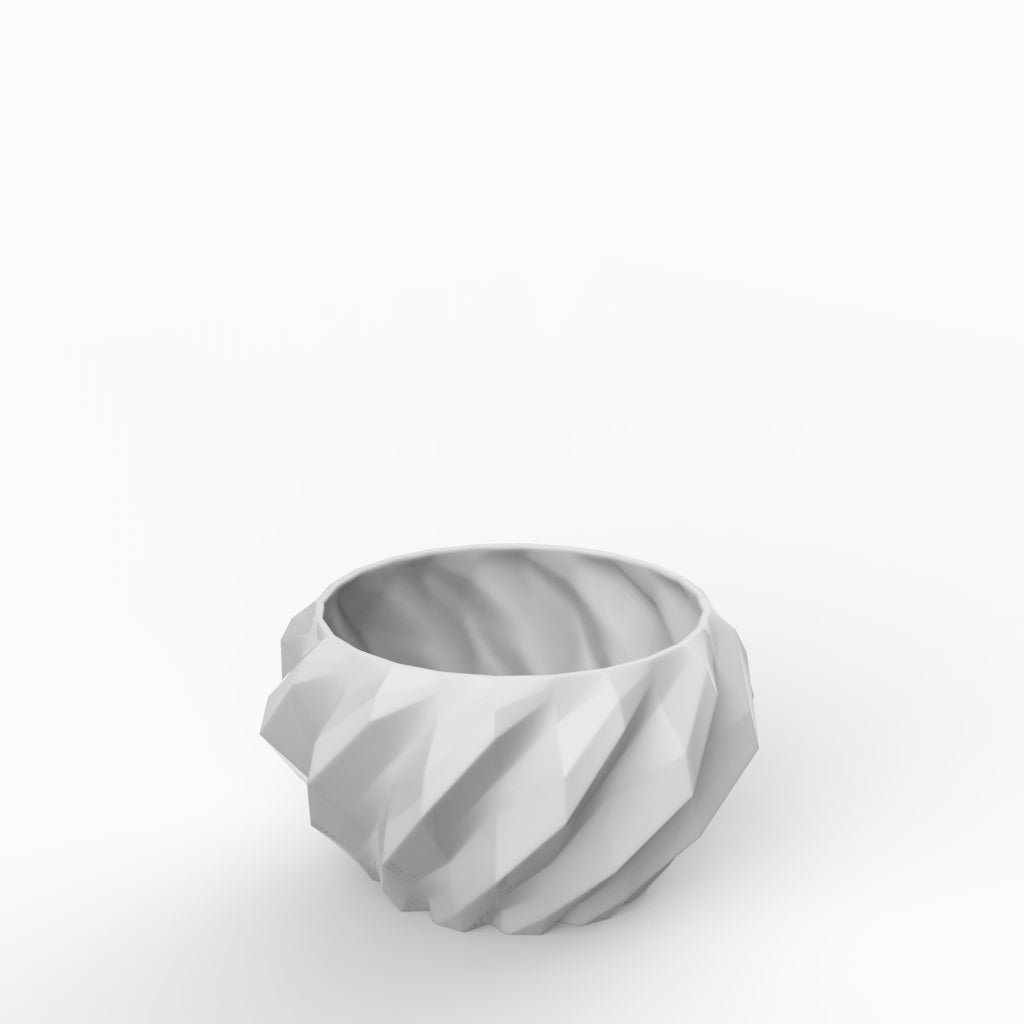 Plissan Geométrico G Porcelain Pot (h15 cm) - Holaria