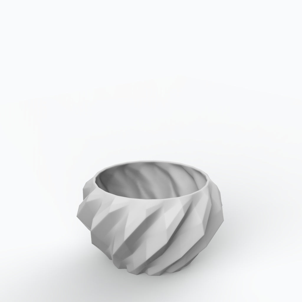 Plissan Geométrico G Porcelain Pot (h15 cm) - Holaria