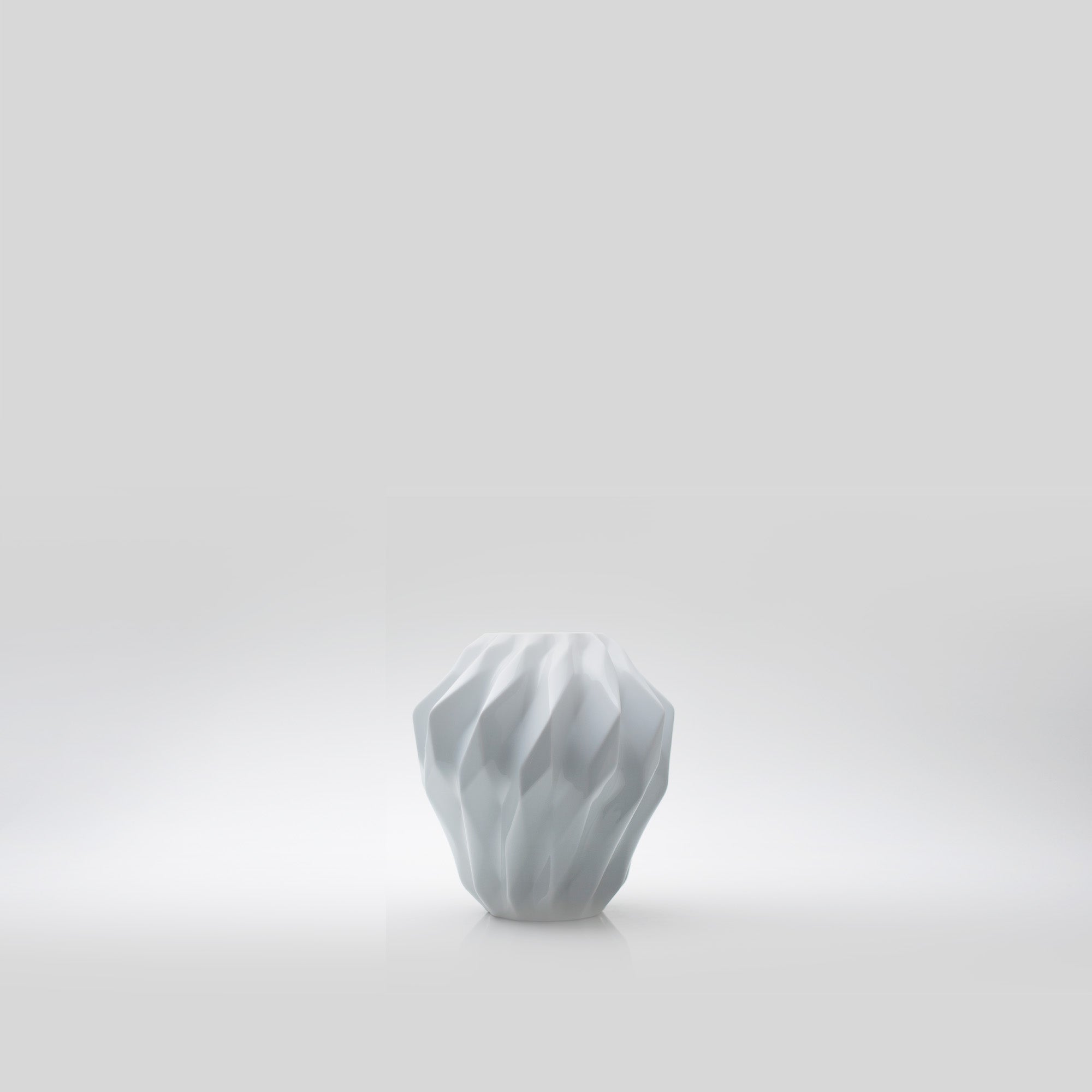 Plissan Geométrico P Porcelain Vase (h16 cm) - Holaria